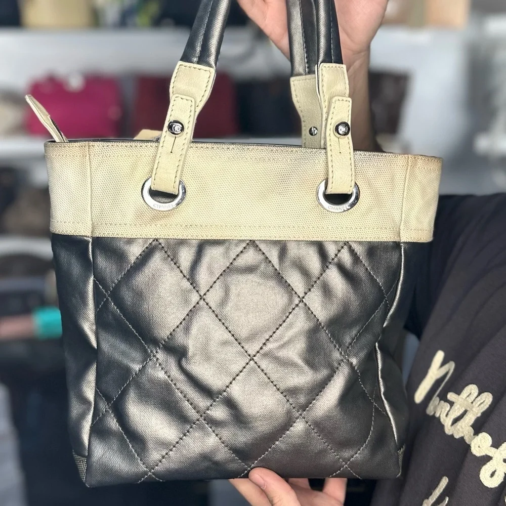 CHANEL SILVER BAG